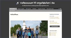 Desktop Screenshot of orgelskolen.com