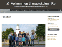 Tablet Screenshot of orgelskolen.com